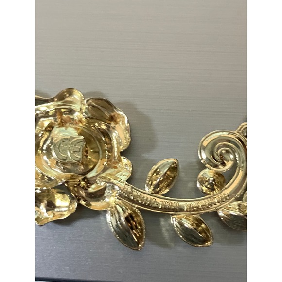 Disney Store London Beauty and the Beast Belle Rose Princess 15" Necklace! - Picture 5 of 11